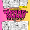 TÜDRUKUTE VÄRVIMISRAAMAT